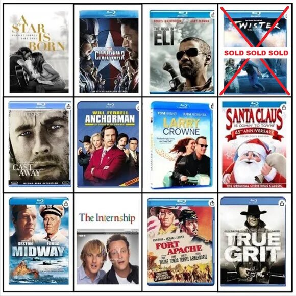 Various Blu-Ray Movies - $7 each - Picture 1 of 2